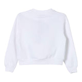 Dsquared2 Felpa Chiusa Girocollo Tinta Unita con Logo per Bambina L4IWHZ BIANCO DOLCE & GABBANA 