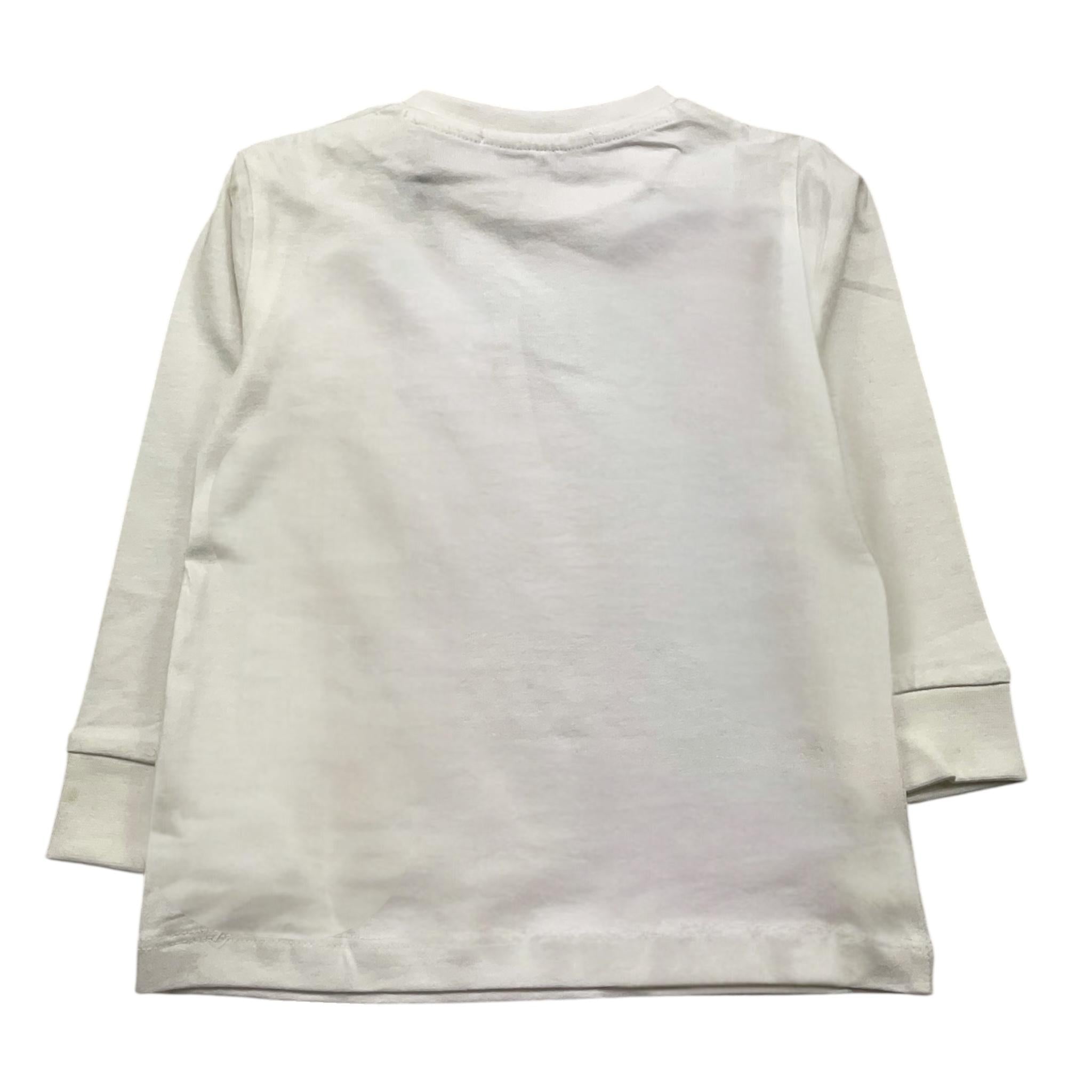 CESARE PACIOTTI shirt girocollo tinta unita con stampa in contrasto Bianco per Neonato TSP5315BXX BIANCO CESARE PACIOTTI 