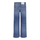 CALVIN KLEIN jeans tinta unita con girovita regolabile Blu per Bambina IG0IG02071 BLU CALVIN KLEIN 