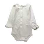 BABIDU body tinta unita con colletto ricamato Bianco per Bambina BOOOOD BIANCO BABIDU 