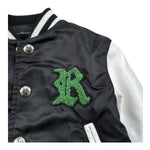 John Richmond Giubbino Tinta Unita con Maniche In Contrasto per Neonato RIP26115PI NERO JOHN RICHMOND 