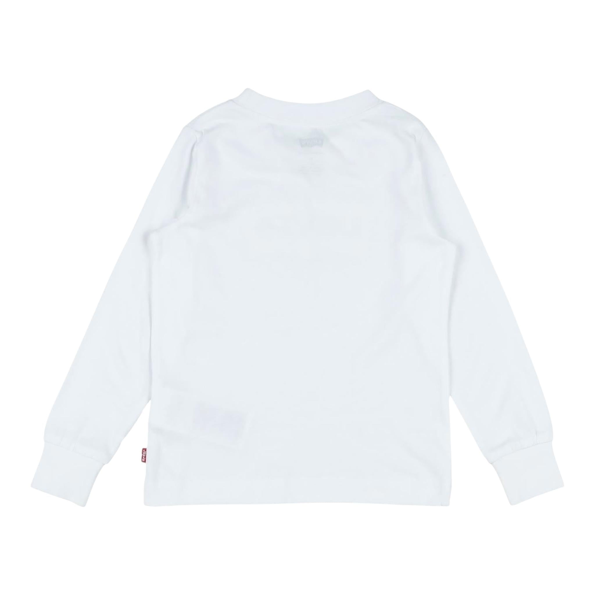 LEVI'S shirt girocollo tinta unita con stampa logo Bianco per Neonato 8E8646 BIANCO LEVI'S 