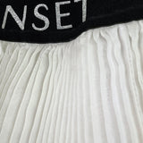 Twinset Gonna Tinta Unita con Elastico In Vita per Bambina 221GJ2QAC BIANCO TWINSET 