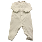 LALALU' tutina tinta unita in ciniglia Bianco per Neonata TCL6NX BIANCO LALALU' 