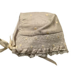 PAZ RODRIGUEZ cappello tinta unita con laccetto Beige per Neonata 011150917 BEIGE PAZ RODRIGUEZ 