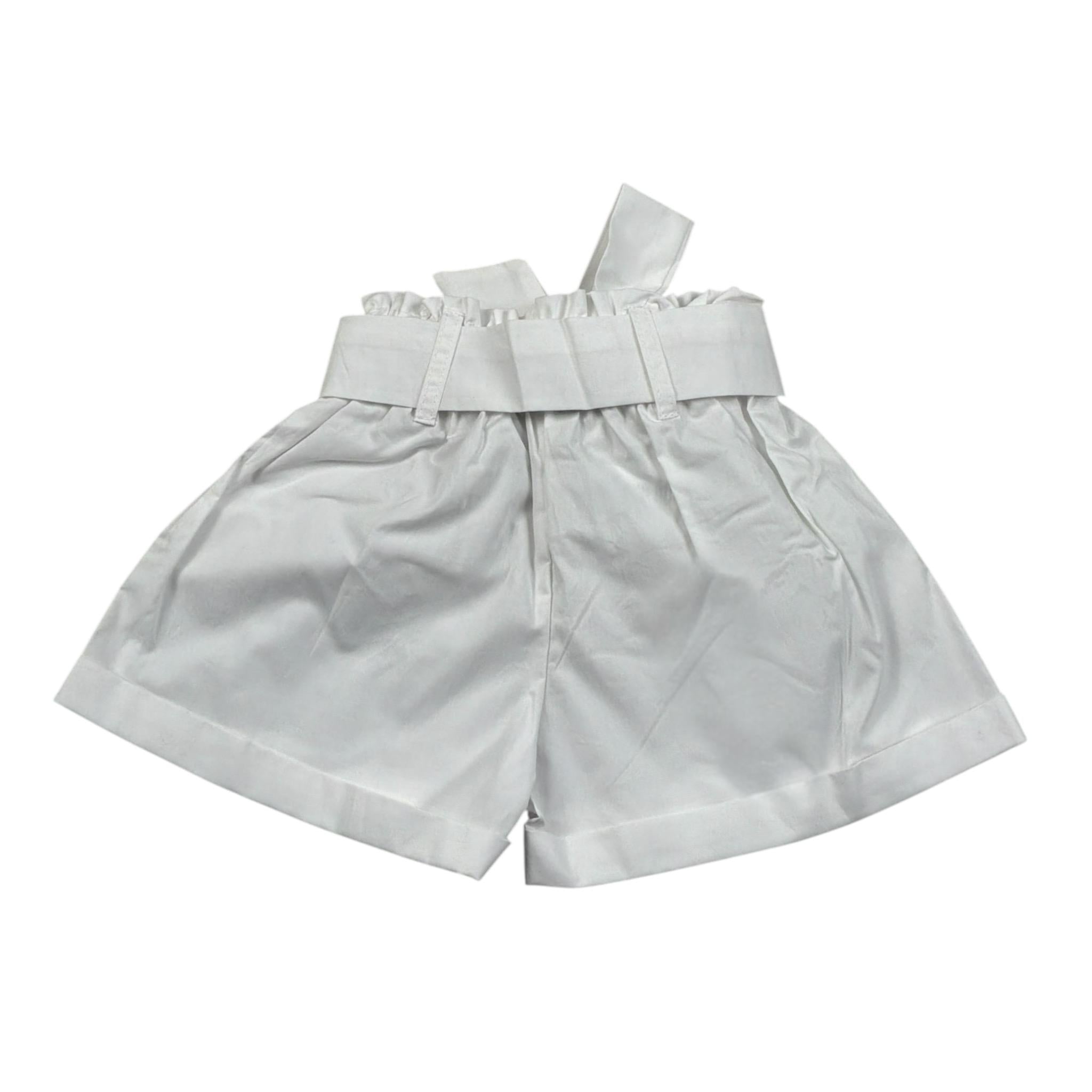 Janice Short tinta unita con Elastico In Vita Bianco per Neonata JN792N BIANCO JANICE 