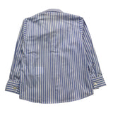 Le Bebe' Camicia Manica Lunga Fantasia A Righe Azzurro Per Bambino