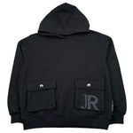 John Richmond Felpa Chiusa con Cappuccio Tinta Unita per Bambino RBP26051FE NERO JOHN RICHMOND 