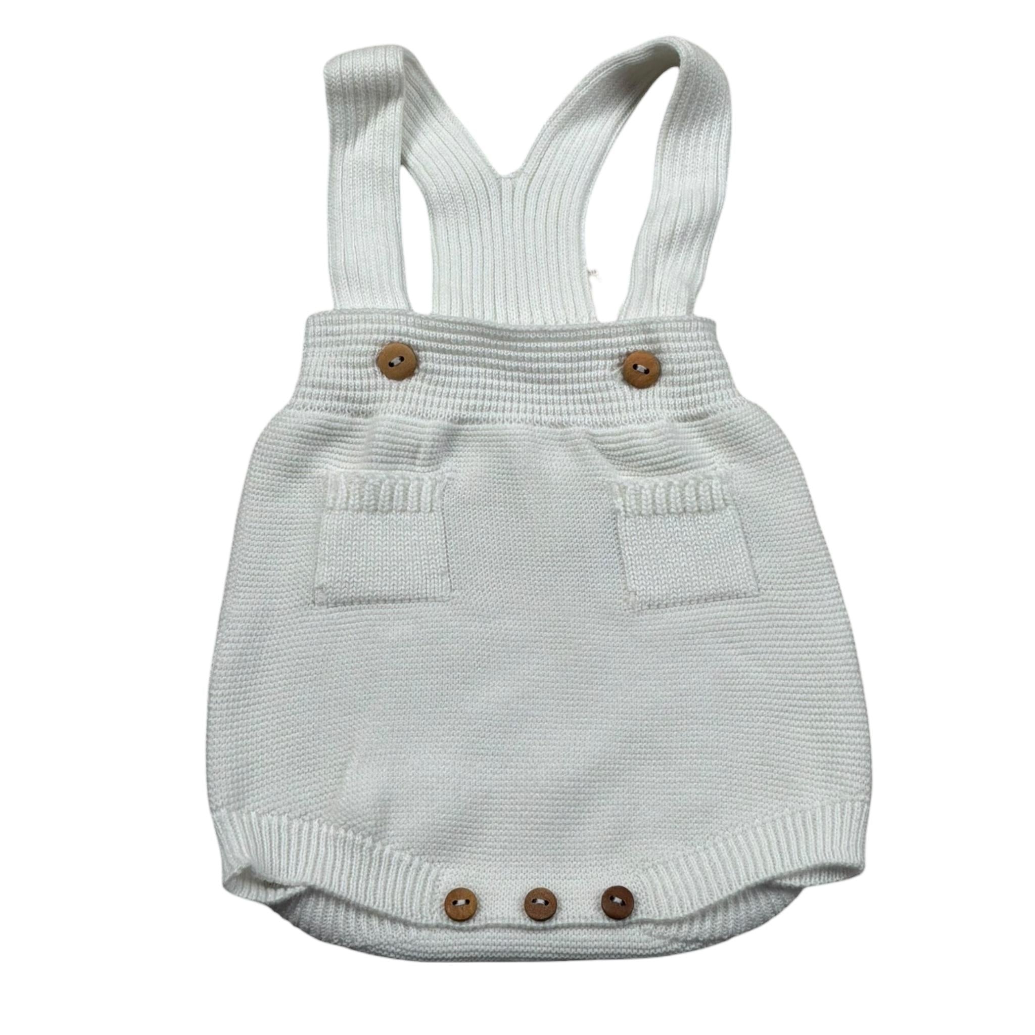 Wedoble Pagliaccetto Tinta Unita per Neonato V2402305C BIANCO WEDOBLE 