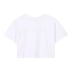 Marc Jacobs T-Shirt Girocollo Tinta Unita con Stampa per Bambina W60461 BIANCO MARC JACOBS 