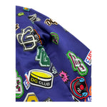 DOLCE & GABBANA felpa tinta unita con zip cappuccio e stampa Blu per Bambino L4JWFN BLU DOLCE & GABBANA 