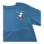 SAINT BARTH t-shirt girocollo tinta unita con stampa Azzurro per Bambino SNOOPYPAST AZZURRO SAINT BARTH 