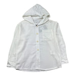 Paolo Pecora Camicia Manica Lunga Tinta Unita con Cappuccio per Bambino PP4216 BIANCO PAOLO PECORA 