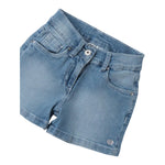 I Do Short In Denim Tinta Unita con Girovita Regolabile per Neonata 4B537N AZZURRO I DO 