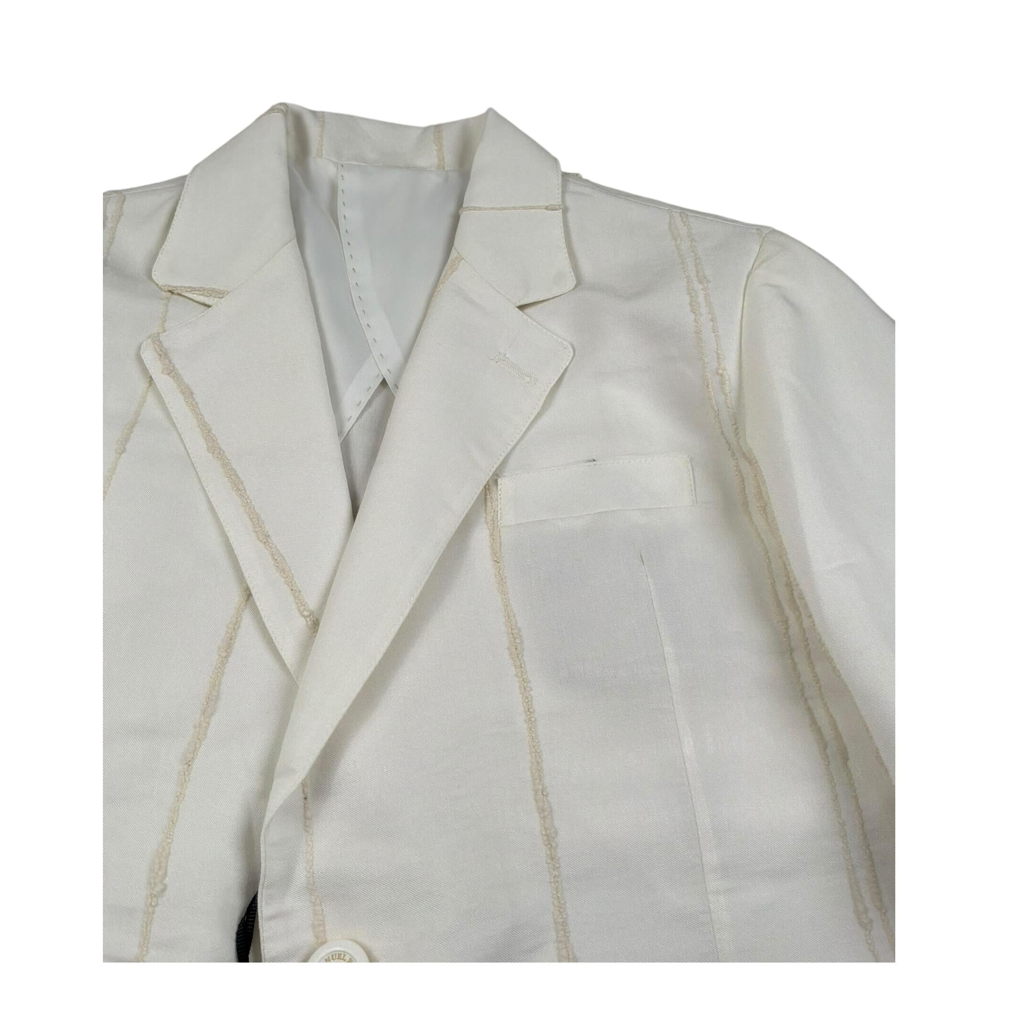 Emanuel Pris Giacca Tinta Unita con Taschino per Bambino EGC1067R PANNA EMANUEL PRIS 