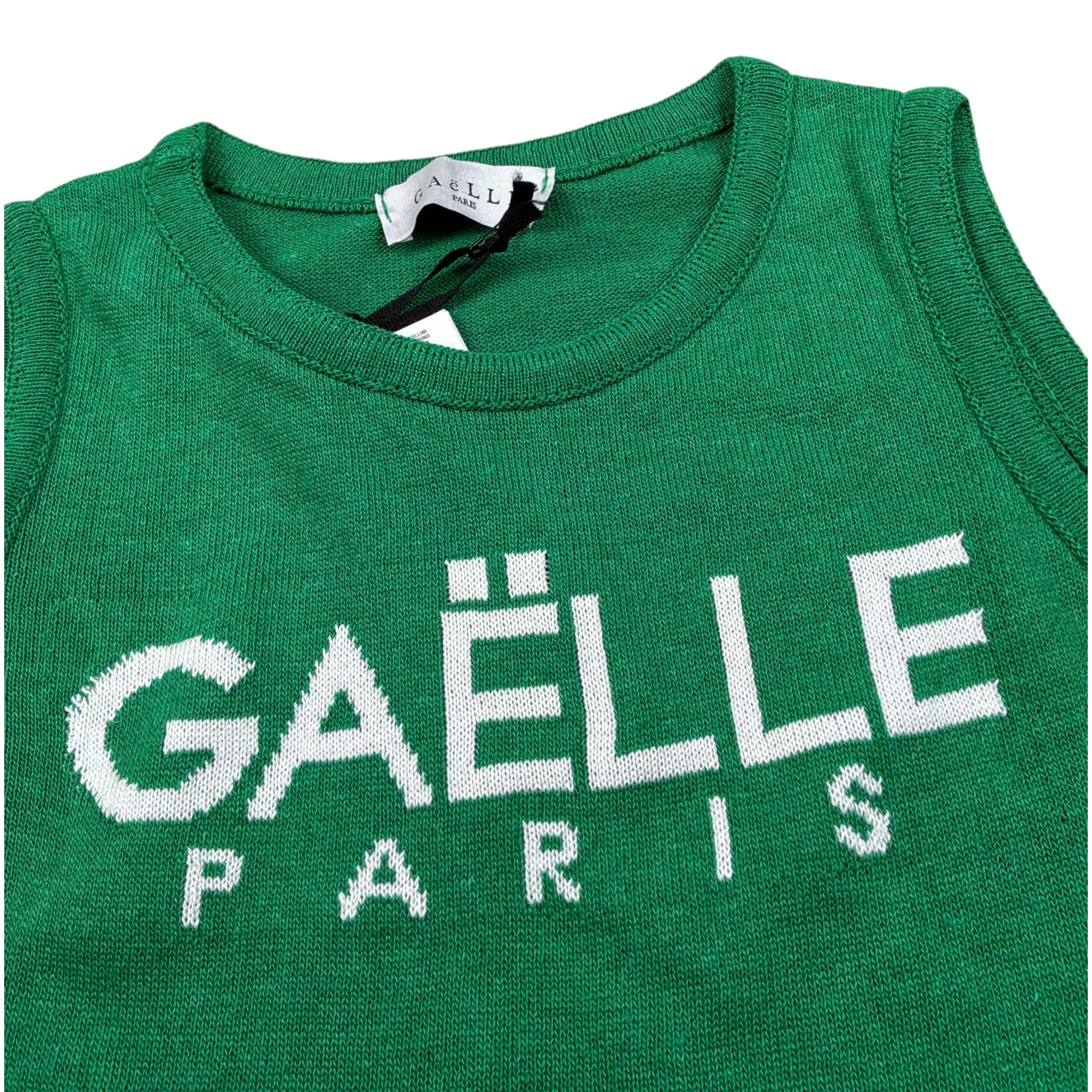 Gaelle Top Giromanica tinta unita Verde per Bambina 2746MWY00492 VERDE GAELLE 