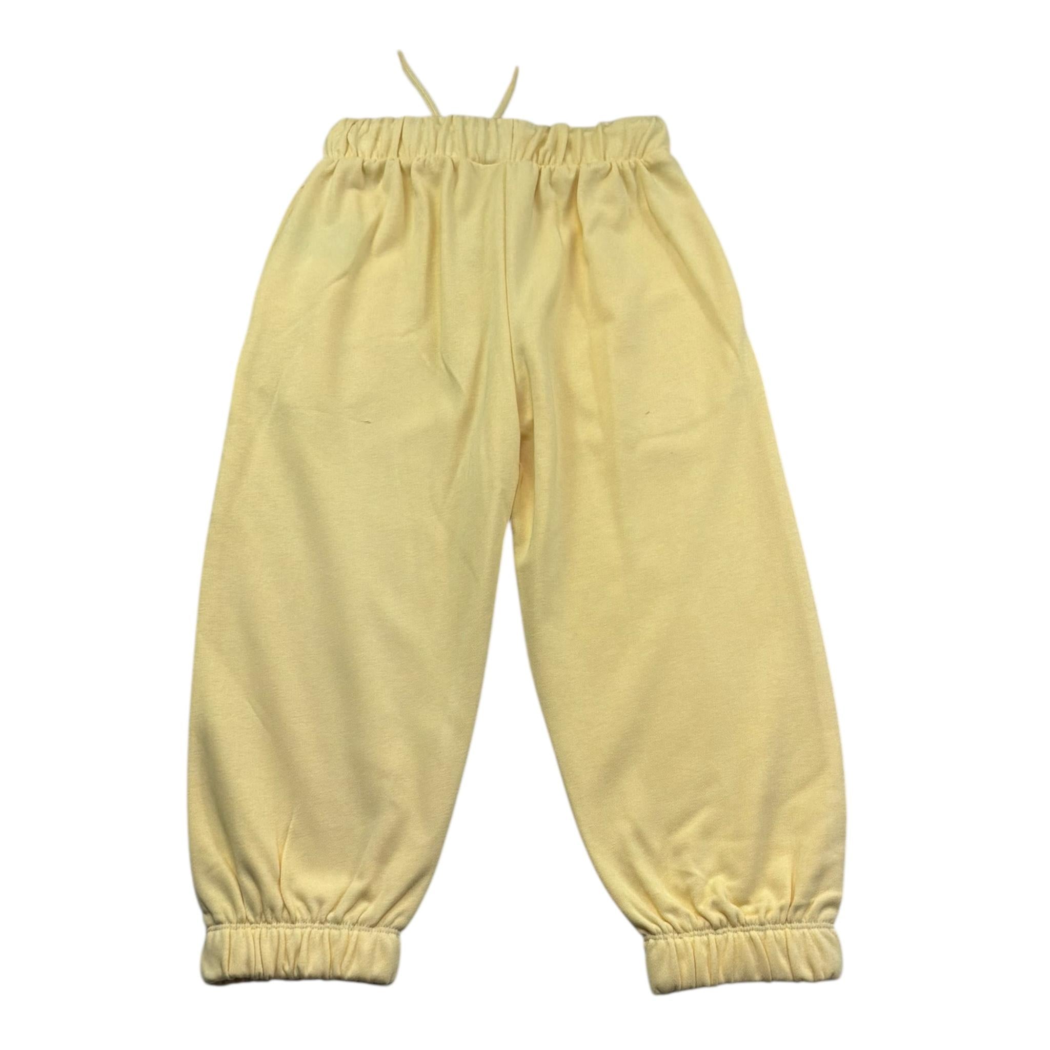 Trussardi Pantalone Tuta Tinta Unita con Logo per Bambino TGP26017PA GIALLO TRUSSARDI 
