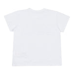 DOLCE & GABBANA t-shirt girocollo tinta unita con logo Bianco per Neonato L1JTEYG7KO0 BIANCO DOLCE & GABBANA 