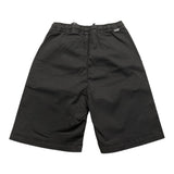 Paolo Pecora Bermuda Tinta Unita Con Elastico In Vita Nero Per Bambino