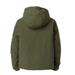 K-WAY giubbino reversibile bicolore con cappuccio Verde/beige per Bambino K71337WXX VERDE/BEIGE K-WAY 