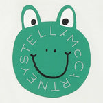 Stella Mccartney T-Shirt Girocollo Tinta Unita con Stampa per Neonata TW8S31N BIANCO STELLA McCARTNEY 