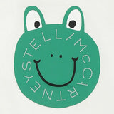 Stella Mccartney T-Shirt Girocollo Tinta Unita con Stampa per Neonata TW8S31N BIANCO STELLA McCARTNEY 