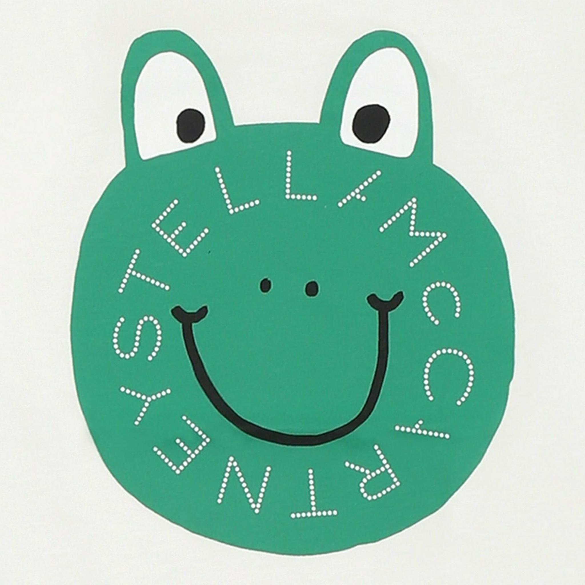 Stella Mccartney T-Shirt Girocollo Tinta Unita con Stampa per Neonata TW8S31N BIANCO STELLA McCARTNEY 