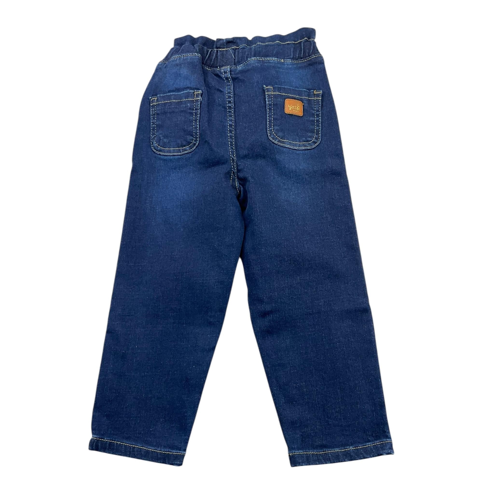CANADA HOUSE jeans tinta unita con elastico in vita Blu per Neonata 24462210 BLU CANADA HOUSE 