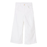 Twinset Pantalone Modello A Palazzo Tinta Unita per Bambina 251GJ2611XX BIANCO TWINSET 