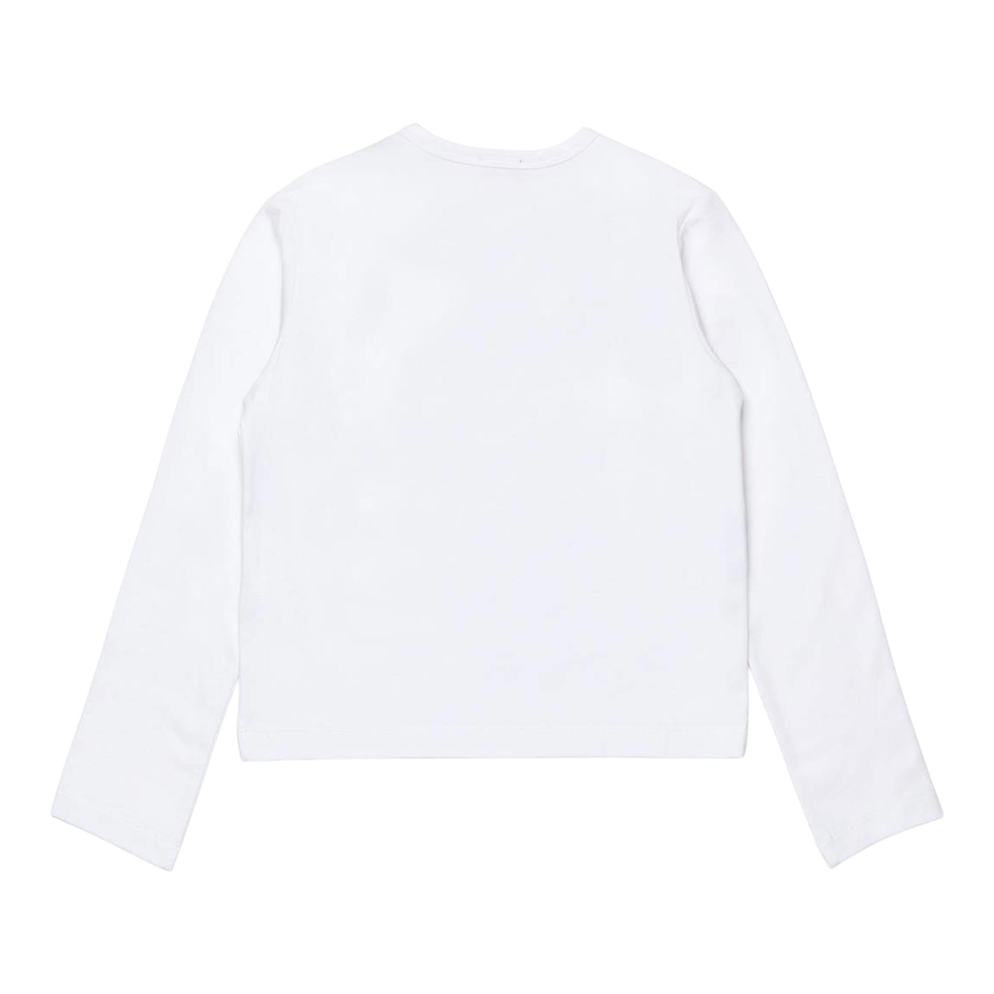 Diesel Shirt Girocollo Tinta Unita con Logo per Bambina J02038 BIANCO DIESEL 