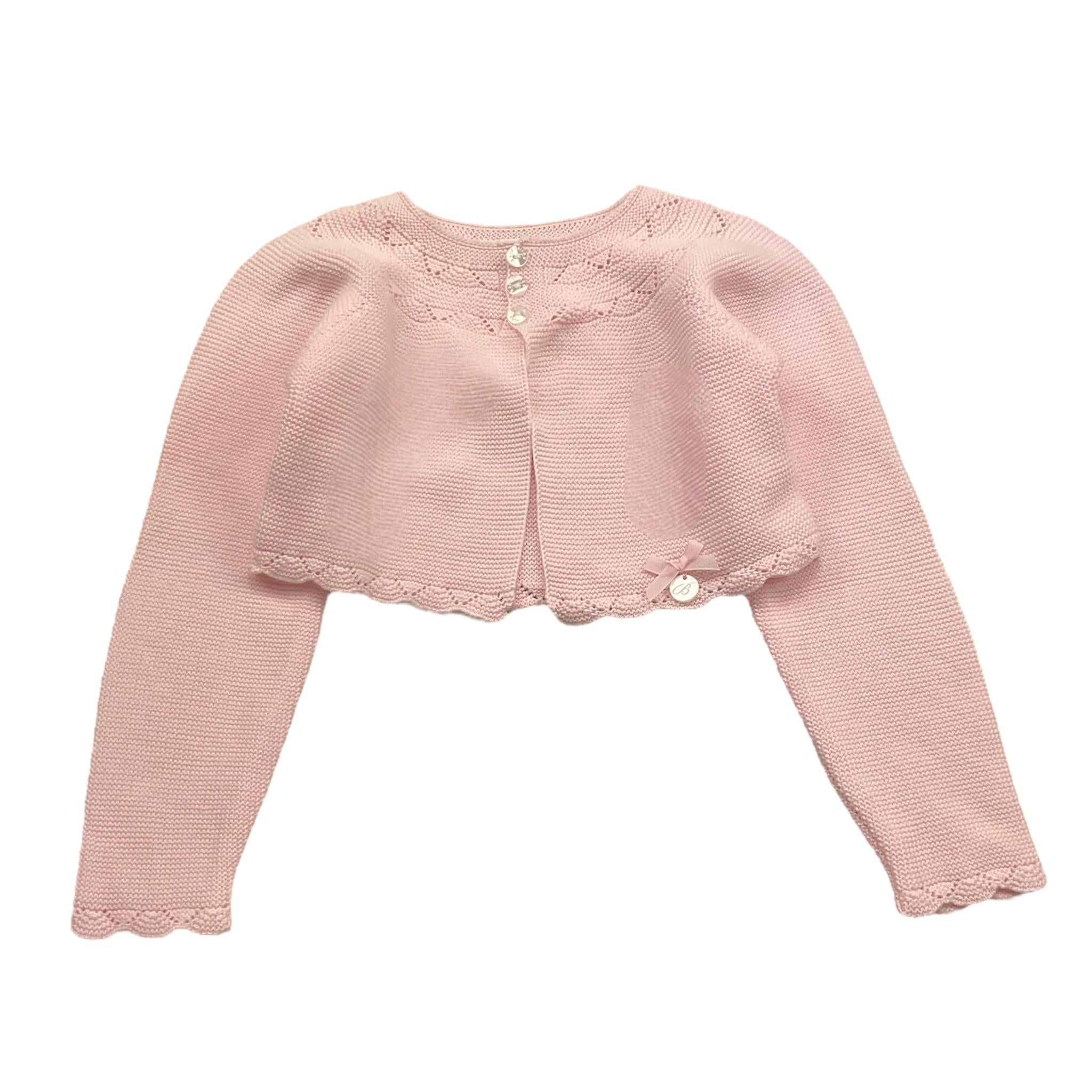 Barcellino Coprispalle Tinta Unita In Filo per Bambina 9678B ROSA BARCELLINO 