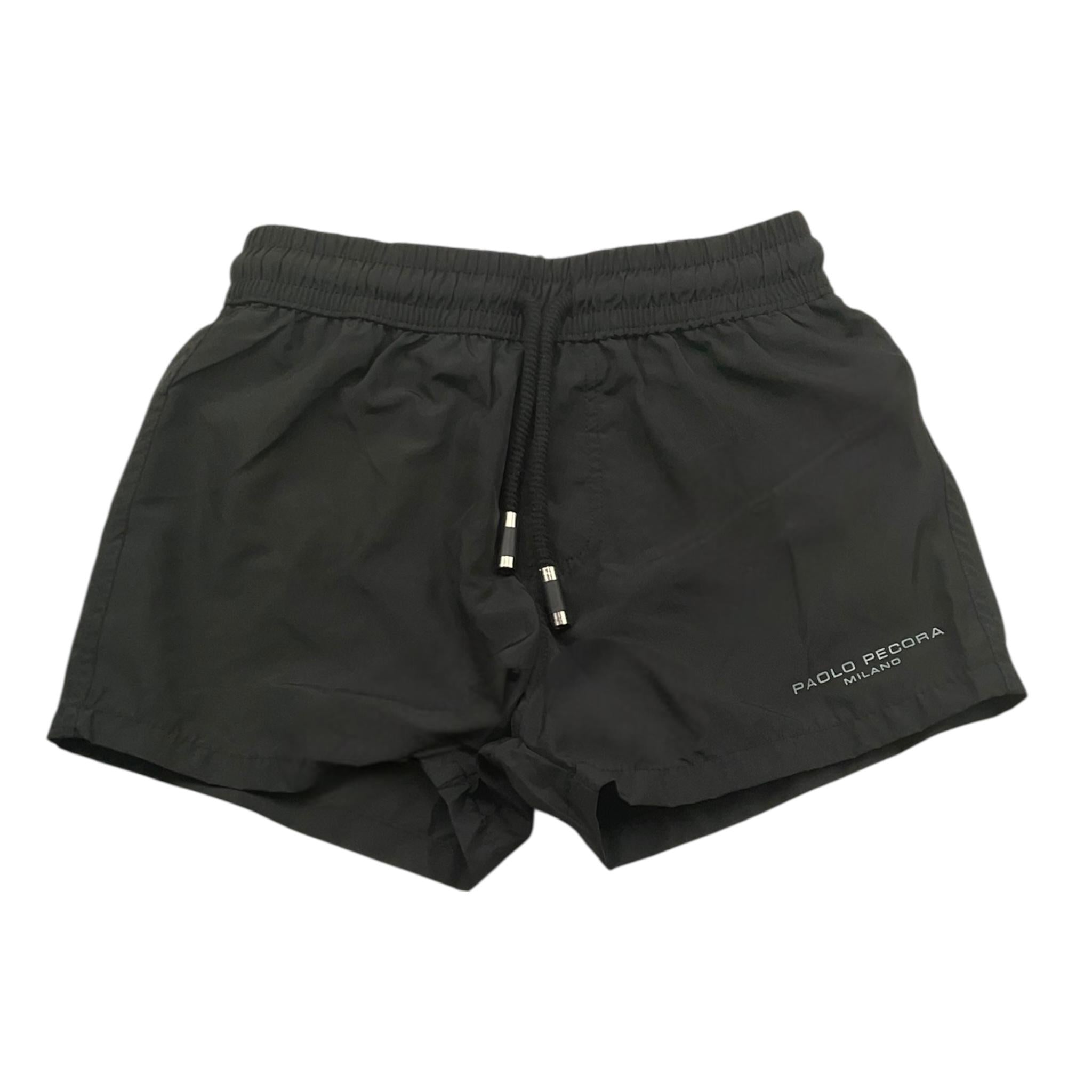 Paolo Pecora Costume Modello Boxer Tinta Unita  per Bambino PP2001 NERO PAOLO PECORA 