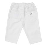 Emporio Armani Pantalone Tinta Unita con Elastico In Vita per Neonato 8NHJ02 BIANCO EMPORIO ARMANI 