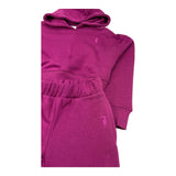 TRUSSARDI completo 2 pezzi felpa-pantalone tinta unita Fuxia per Bambina TGA25006CF FUXIA TRUSSARDI 