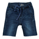 Guess Bermuda Tinta Unita con Elastico In Vita per Neonato N5RA05D5FQ0XX BLU GUESS 