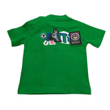 Cesare Paciotti T-Shirt Girocollo Tinta Unita con Stampa per Neonato TS5105B VERDE CESARE PACIOTTI 