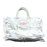 Saint Barth Borsa Tinta Unita con Stampa per Bambina COLETTEVOILANT BIANCO SAINT BARTH 