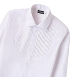 Sarabanda Camicia Manica Lunga Tinta Unita per Bambino 08609 BIANCO SARABANDA 