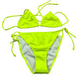 Pyrex Costume 2 Pezzi Triangolo-Mutandina Giallo Fluo per Bambina 028284 GIALLO FLUO PYREX 