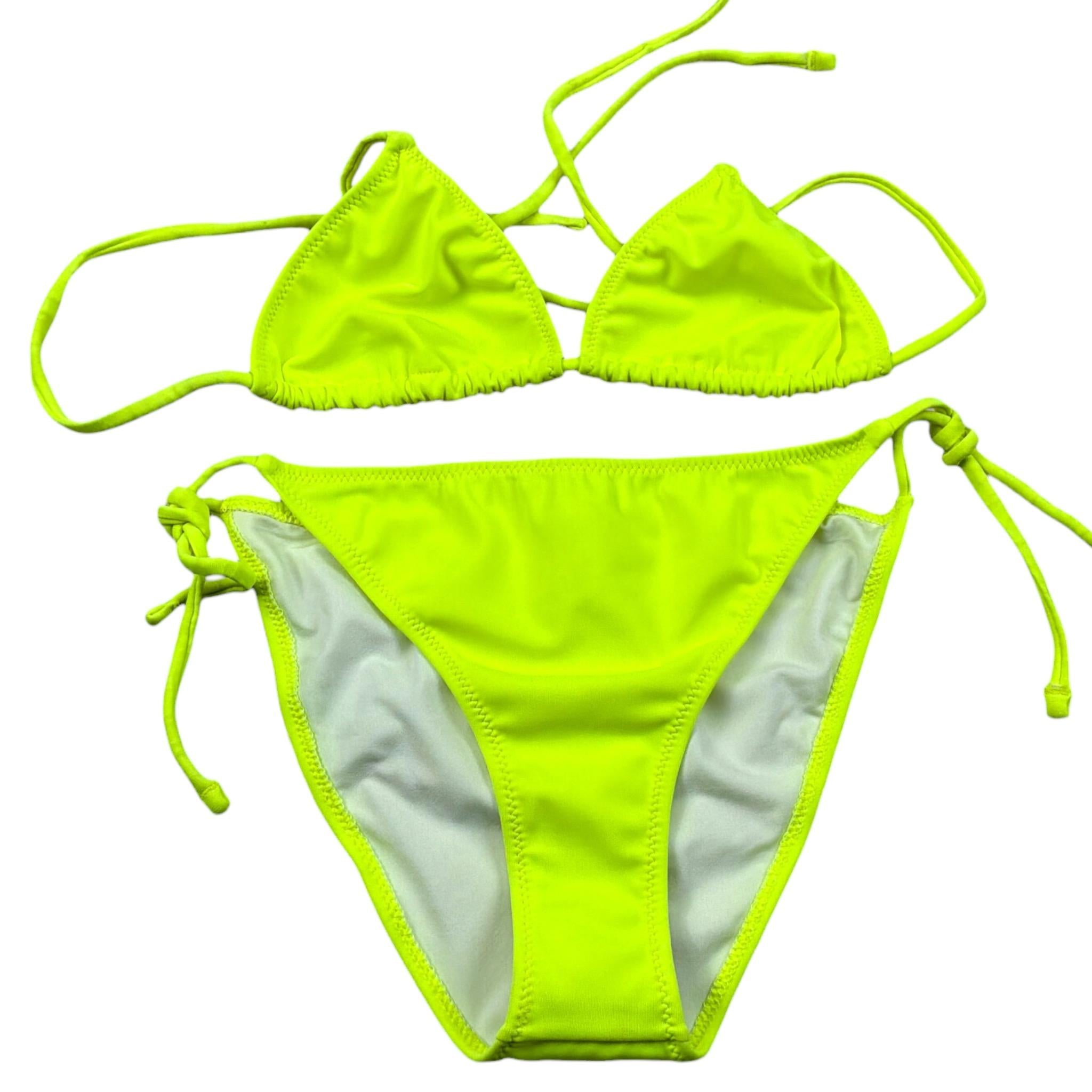 Pyrex Costume 2 Pezzi Triangolo-Mutandina Giallo Fluo per Bambina 028284 GIALLO FLUO PYREX 