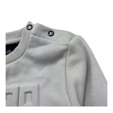 John Richmond Felpa Chiusa Girocollo Tinta Unita con Logo per Neonato RIP26014FE SABBIA JOHN RICHMOND 