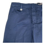 Eleventy Pantalone Tinta Unita Con Tasche America Blu Per Bambino