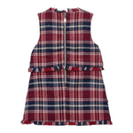 ABEL & LULA abito giromanica stampa fantasia Rosso per Bambina 5542X ROSSO ABEL & LULA 