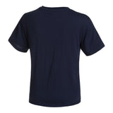 DSQUARED2 t-shirt girocollo tinta unita con stampa Blu per Bambino DQ2470 BLU DSQUARED2 