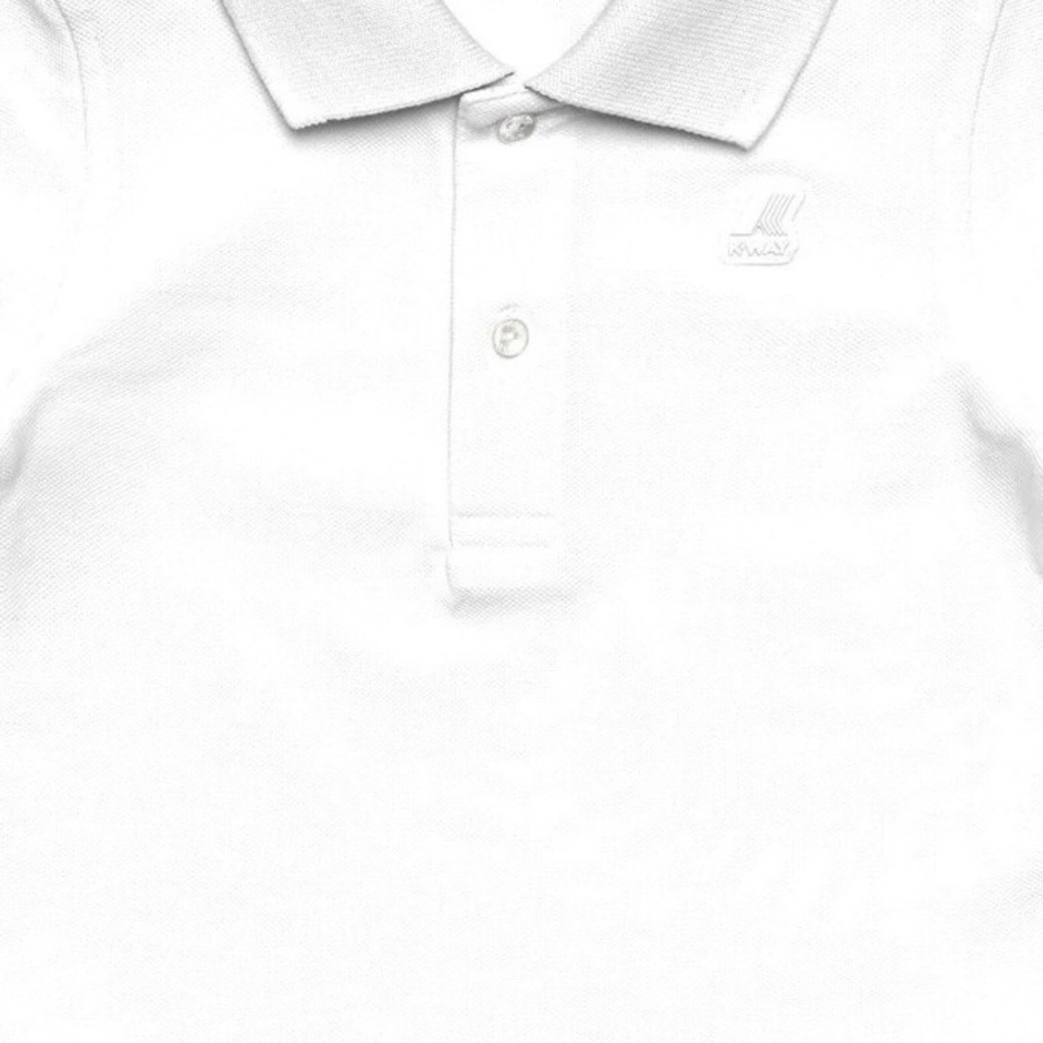 K-Way Polo Mezza Manica Tinta Unita per Neonato K71374WXXX BIANCO K-WAY 