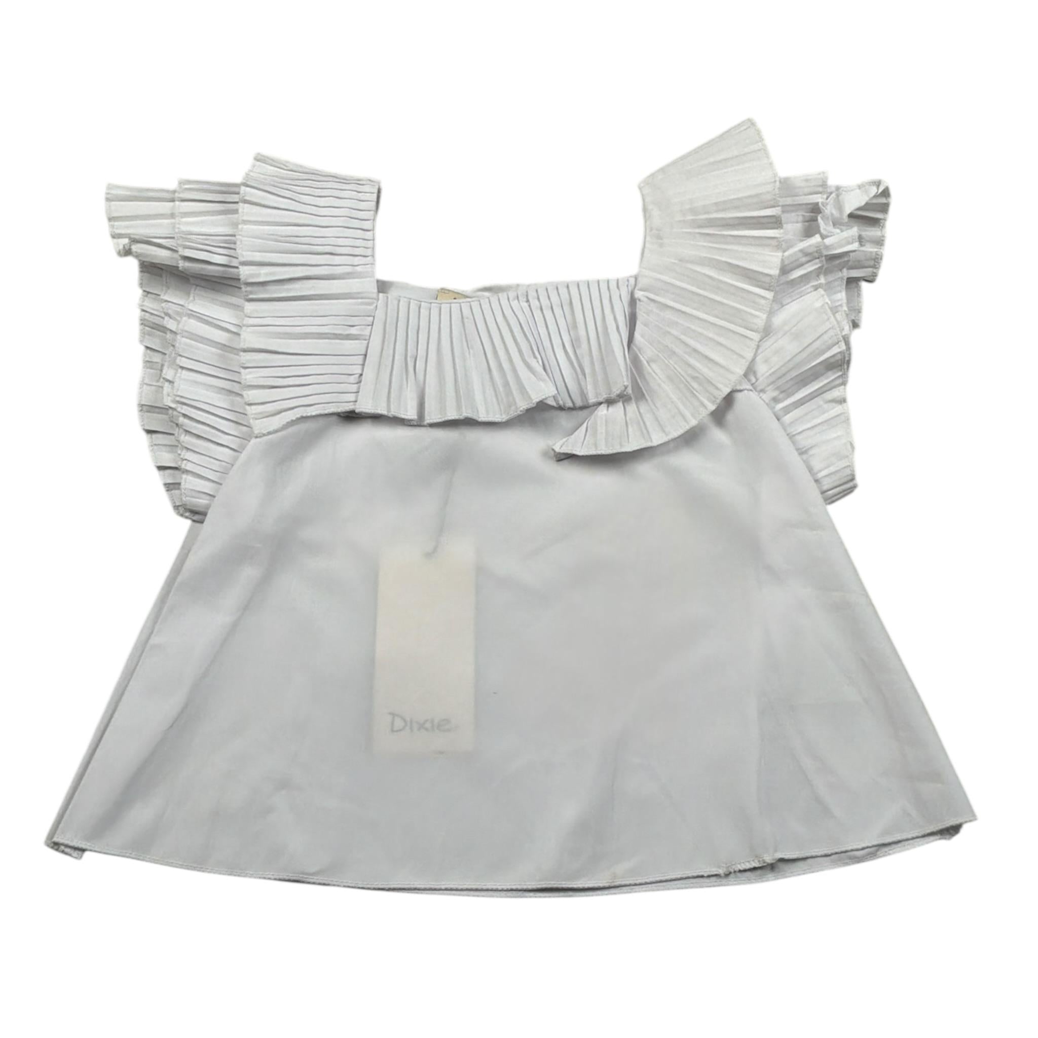 Dixie Camicia Giromanica tinta unita Bianco per Bambina CC43270G30 BIANCO DIXIE 