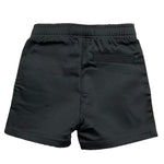Calvin Klein Short Tinta Unita con Elastico In Vita per Neonata IN0IN00317 NERO CALVIN KLEIN 