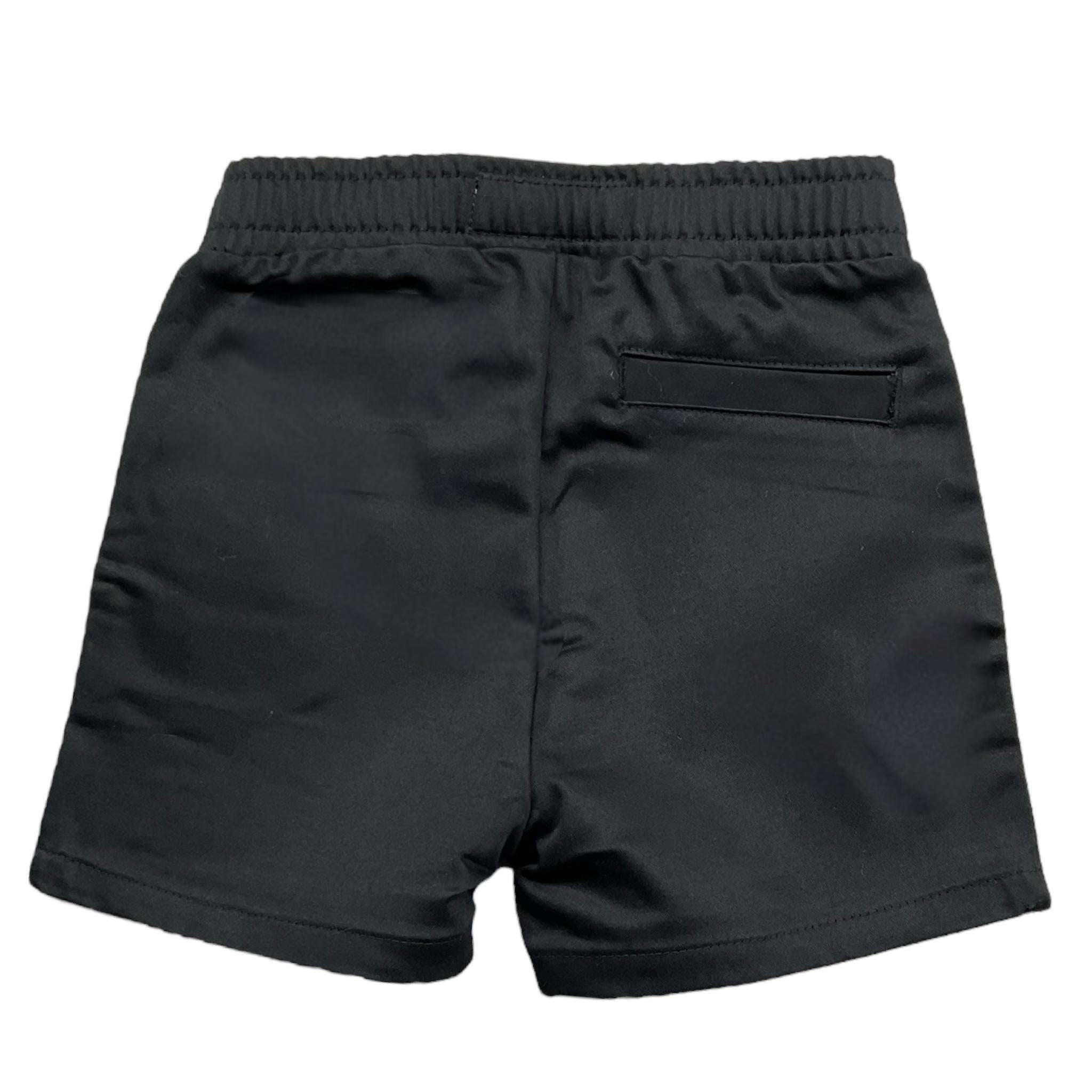 Calvin Klein Short Tinta Unita con Elastico In Vita per Neonata IN0IN00317 NERO CALVIN KLEIN 