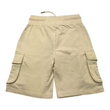 Datch Bermuda In Tuta Tinta Unita Con Elastico In Vita Sabbia Per Bambino