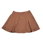 Vicolo Gonna Tint Unita con Elastico In Vita Marrone per Bambina 3142G1114 MARRONE VICOLO 